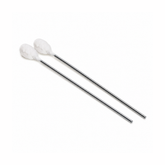 Feuer-Schröpfstab mit Baumwollspitze – 25 cm, 2er-Set