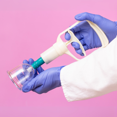 Große Schröpfpumpe Creme