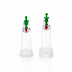 Finger Schröpfglas Mini mit Silikonadapter