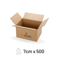 Mavi 7cm 500 Adet Hacamat Kupası