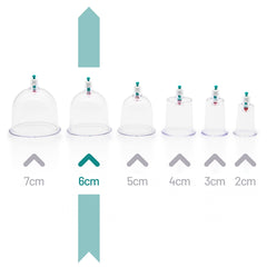 Mavi 6cm 500 Pieces Cupping Cup