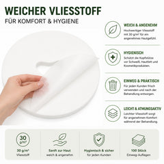 Round Headrest Covers 29cm