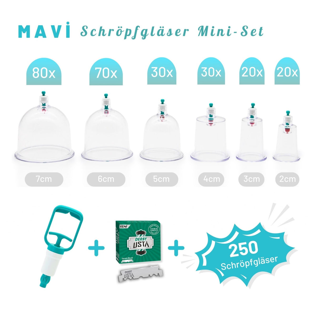 Mavi Mini Starter Schröpfen Set