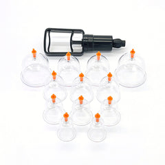 12 Piece Hijama Cup and Pump Set