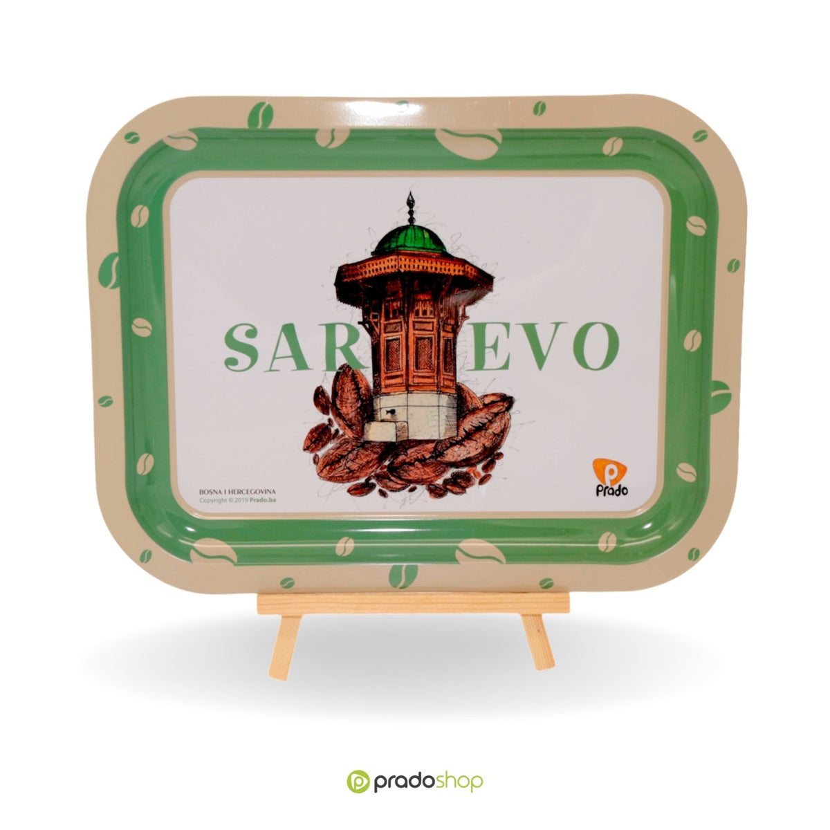 Decorative Metal Tray - Sarajevo