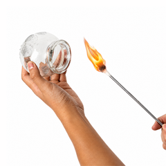 Feuer-Schröpfstab mit Baumwollspitze – 25 cm, 2er-Set