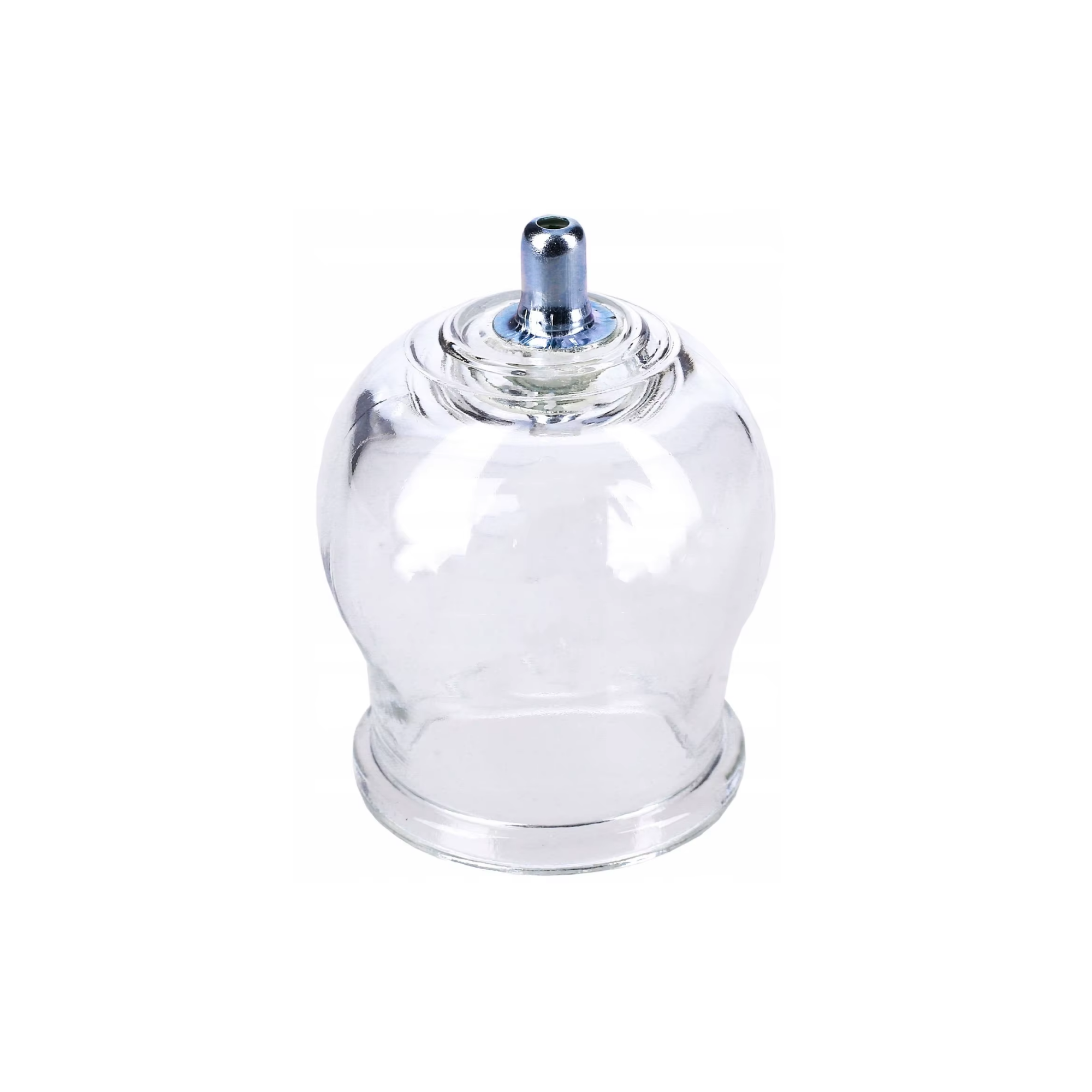 Schröpfset aus Glas, 12 Schröpfgläser + 1 Handpumpe