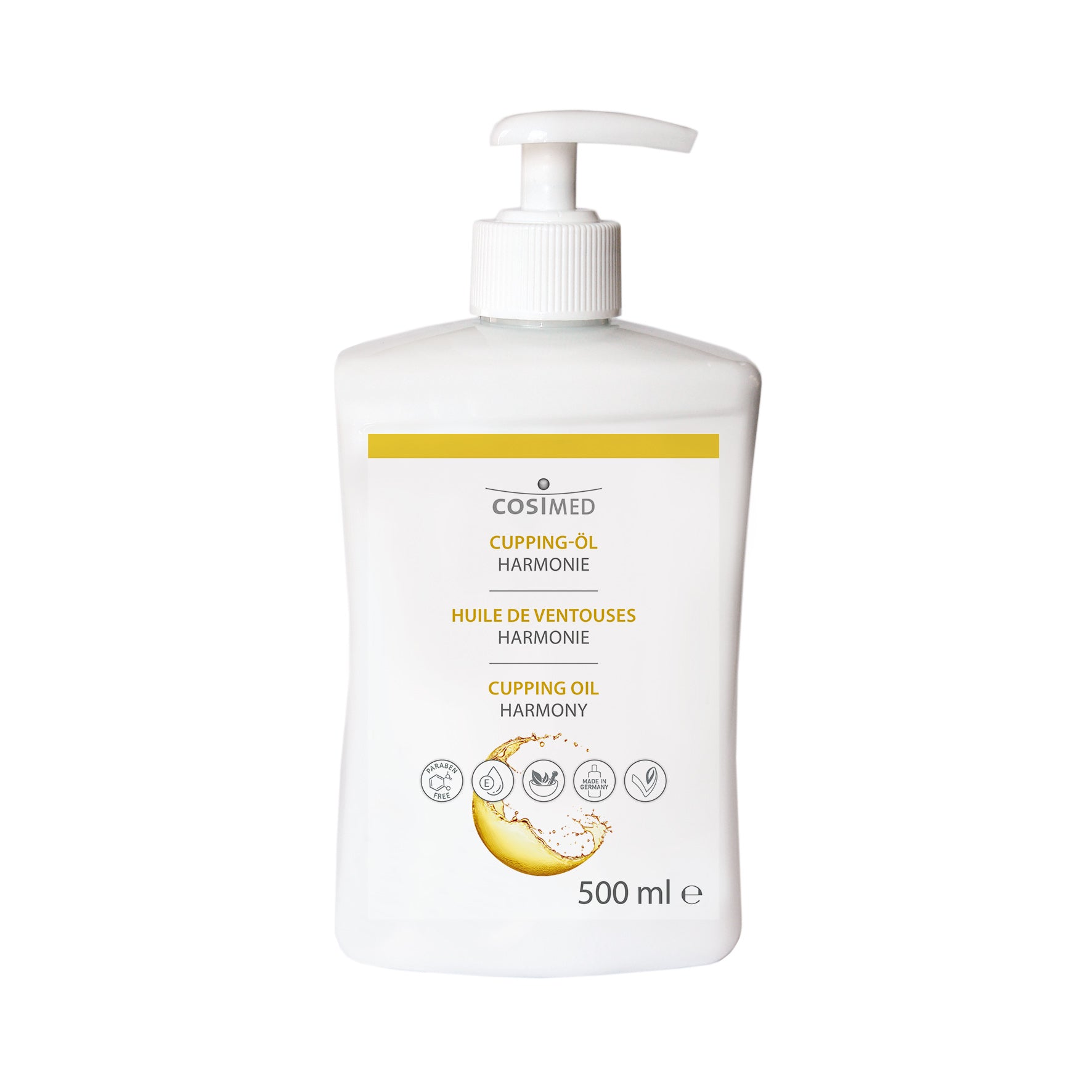 cosiMed Cupping-Öl Harmonie 500 ml mit Spender