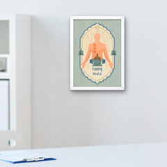 Cupping Heals Poster 48.8 x 33 cm