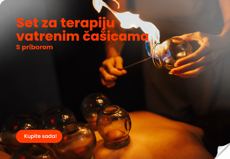 Set za terapiju vatrenim čašicama s priborom
