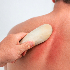 Gua Sha Massagehorn aus natürlichem Büffelhorn