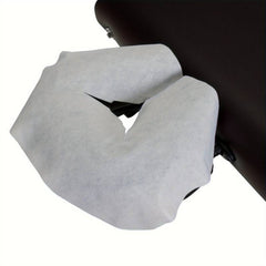 Y-shaped face pads for massage tables