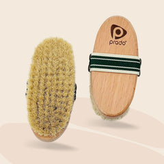 Horsehair body and cellulite brush