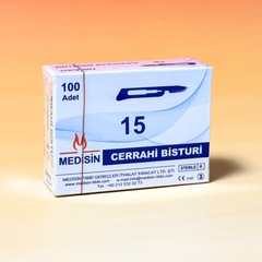 Medisin Scalpel Blades No 15, 100 pcs.