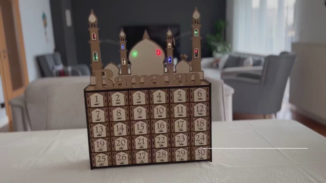 Ahşap Ramazan Takvimi