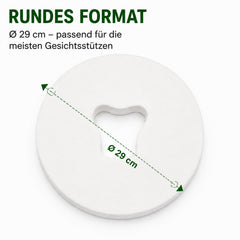 Round Headrest Covers 29cm