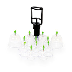 12 Piece Hijama Cup and Pump Set