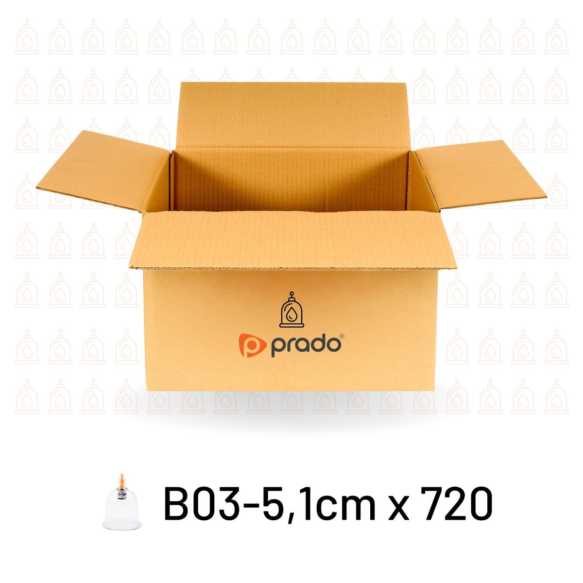 Tokyo B03-5.1cm 1 package 720 pieces cupping glasses