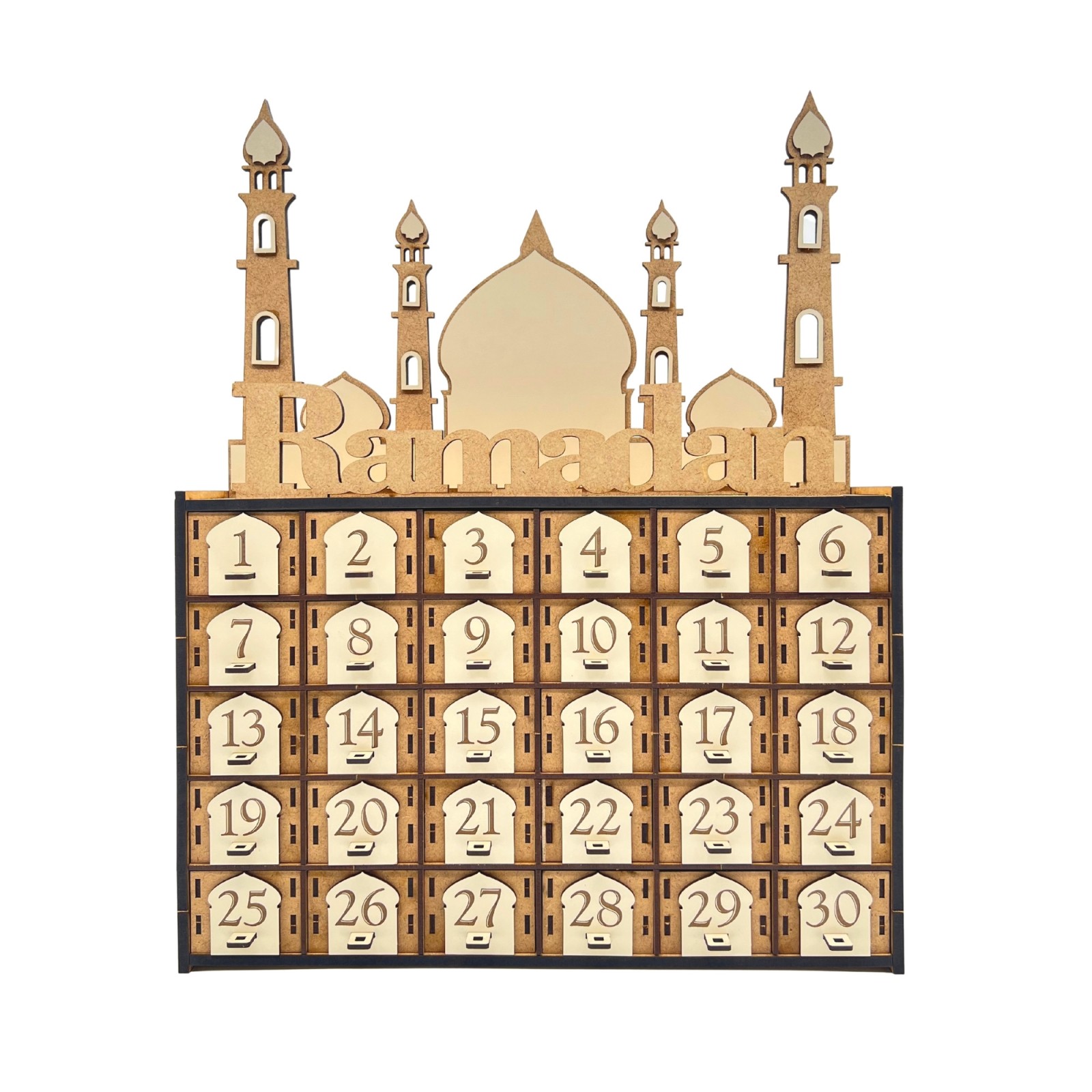 Ramadan Kalender aus Holz (MDF)